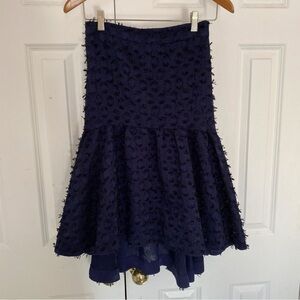 Brand new with tags Maeve by Anthropologie blue and black skirt XS